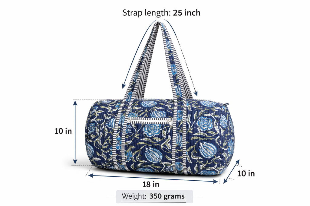 Midnight Bloom Weekender Bag