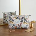 Black Bush Printed Quilted Utility Bag Set – Set of 3